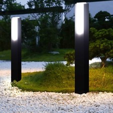 25.6in Pathway Light Outdoor LED Bollard Lamp 120v 8.6w 700lm Landscape Lighting picture