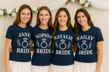 Customizable Bride Tee Shirt  All Sizes and Colors picture
