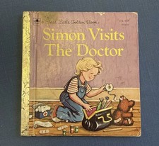 Vintage Simon Visits the Doctor A First Little Golden Book 1984 USA  picture