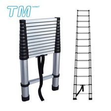 10.5/12.5/14.5 FT Multi-Purpose Stainless Telescopic Ladder Folding Extension picture
