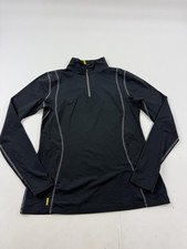 Lole Pullover Womens XL Black 1/4 Zip Mock Neck Long Sleeve Athletic Lightweight picture