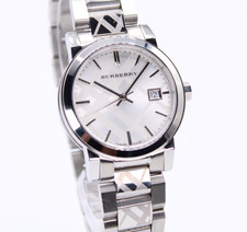 Burberry The City BU9144 34 MM Stainless Steel Silver Dial Women's Watch picture