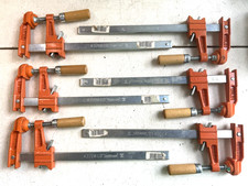 Jorgensen No. 3708-LD Bar Clamps - Made in USA Lot Of 6 Used picture