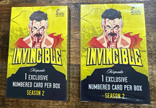 2 new sealed Invincible Season 2 Keepsake Trading card exclusive- San Diego picture