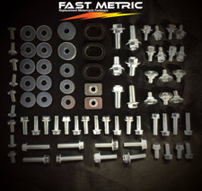 93pc FULL BODY PLASTICS BOLT KIT HONDA CR80 CR85 CR125 CR250 CR450 CR480 CR500 picture