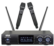 EMB Dual Handheld Wireless Professional Microphone Cordless Receiver for Karaoke picture