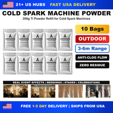 IGNIMENTA 10 Bags Outdoor 1-6M Cold Spark Machine Ti Powder (200g/Bag) picture