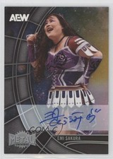 2025 Skybox Metal Universe AEW All Elite Wrestling Emi Sakura #10 Auto 17u8 picture