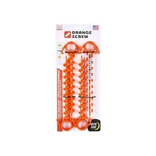 Nite Ize Orange Screw Ultimate Ground Anchors 9.5-inch Stakes Small 4-Pack New picture