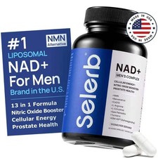 Selerb NAD+ Supplement for Men - With Liposomal-NAD+,CoQ10, L-Carnitine picture