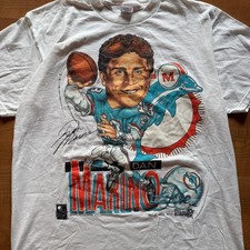 Dan Marino Miami Dolphins NFL Football T-Shirt reprint VK14880 picture