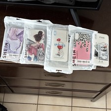 SHEIN Multicolor Patterned Pictorial Back Case Lot 5 for Apple iPhone X/XS picture