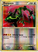 Rayquaza 20/95 Rare Call of Legends Pokemon Reverse Holo Heavily Played picture