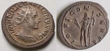 Gallienus AR Antoninianus IOVI CONSERVA Jupiter Roman Coin RIC 143 picture