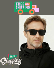 Quality Square Polarized Sunglasses Men Metal Core UV400 Unisex Sun Glasses..... picture