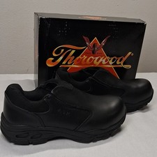 Thorogood A.S.R. Composite Toe Slip-On Ultra Light Black Work Shoes Men’s 6.5 W picture