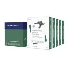 5 REAM, 100 BRIGHT - HAMMERMILL PRINTER PAPER, PREMIUM COLOR 28 LB PAPER, 8.5 X picture
