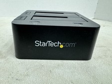StarTech.com UNIDOCK3U USB 3.0 SATA/IDE Dual Bay 2.5/3.5in HDD Dock Black picture