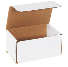 1-300 CHOOSE QUANTITY 6x4x3 Corrugated White Mailers Packing Boxes 6
