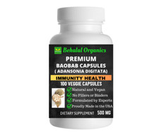 Baobab 500mg Vegan Capsules 100 Count picture
