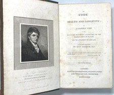 1833 Sir John Sinclair CODE OF HEALTH LONGEVITY Medicine Original Boards Plates picture