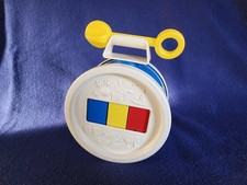 Vintage 1976 Fisher Price Toy Drum/Xylophone Musical Instrument Colorful Plastic picture