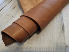 4-5oz VEG TAN SADDLE TAN LEATHER HIDE FULL GRAIN PANEL/SHEET 12x12 - 12x24 picture