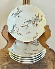 Haviland Schleiger 222-2 Fruit Dessert Sauce Bowl Blue Flowers Set of 5 picture