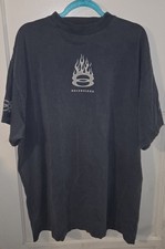 Balenciaga MEN'S BURNING UNITY T-SHIRT OVERSIZED IN grey blue Size 3 picture