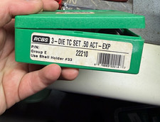 RCBS .50 Action Express 3-Die TC Set Reloading Dies Set MPN 22210 picture