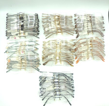 Naturally Rimless New Eyeglass Frames Blowout Lot of 70 picture