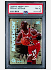 SkyBox Emotion N-Tense 1994-95 Michael Jordan #3 Bulls PSA 8 Insert picture