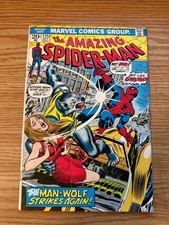 The Amazing Spider-Man #125 -2nd App Man Wolf - Marvel 1973 - Fine Plus picture