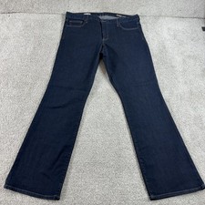 Gap 1996 Perfect Boot Womens 33R Denim Blue Jeans Boot Dark Wash Mid Rise 38x32 picture