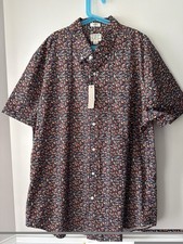 Jcrew Men’s Short Sleeve Button Up Shirt Navy Floral Size Large  picture