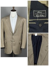 Brioni Specially Tailored for Fein Kaller Mens Silk Wool Gingham Blazer 56 EU picture