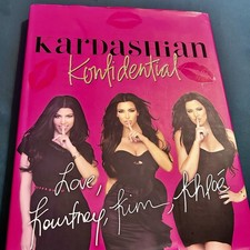 Kardashian Konfidential 1st Edition Signed By Kourtney  Khloe & Kim Autographed picture