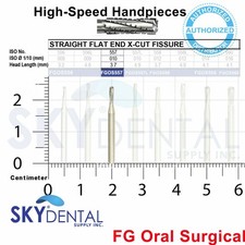 up to 100x Kerr FGOS557 Carbide Burs Friction Grip FGOS 557 Surgical Bur picture