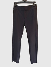 Athleta Stellar Trouser Size 2 Black Stretch Ankle Pants Career Travel Mid Rise picture