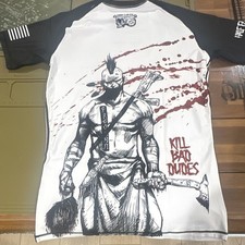 Official Half Face Blades Canoe Club USA Skull  Rash guard T-Shirt Men’s XL NEW picture