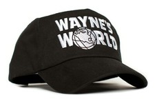 WAYNE'S WORLD Embroidered Cotton Twill TV Movie Cap Hat Adult picture