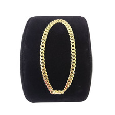 10k Real Gold Miami Cuban Bracelet 5.5mm Link 7.5