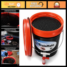14 Quart Spill-Less Oil Drain Pan/Container - Durable, Leak-Proof, USA Made picture