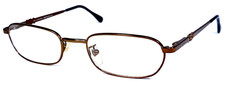 FENDISSIME F136 COL.884 NOS Italy Mocha Brown 51-20-135 Eyeglasses Frame picture