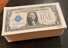 240 Pc Monopoly Size Money Set Realistic Single Sided Cotton Paper $1-$500+ $2 picture