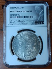 1921 $1 Morgan Silver Dollar picture