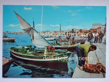 ALGHERO animated fishing port Sassari old postcard picture