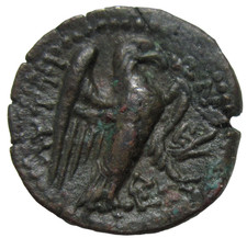 CRETE, LYTTOS. AE 17. CIRCA 3rd CENTURY BC. ZEUS/EAGLE. picture
