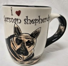 Rescue Me Now I Love German Shepherds Rocky Mug 14 Oz Pavilion Gift Co 2010 picture