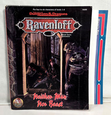 AD&D Ravenloft Neither Man Nor Beast Adventure Game TSR 1995 Original Maps 9499 picture